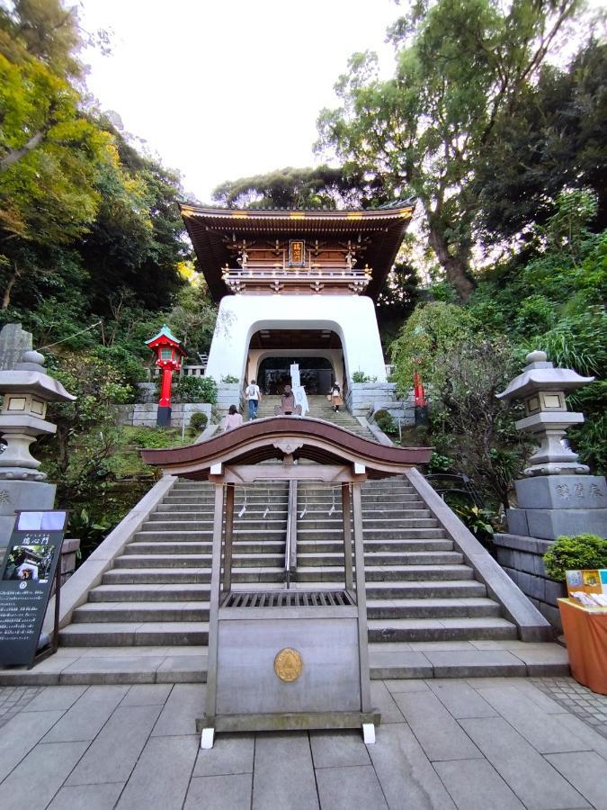 江の島の頂上から海を眺める一棟ヴィラ 一組限定貸切 The Enoshima Villa Ao Fujisawa Exterior photo